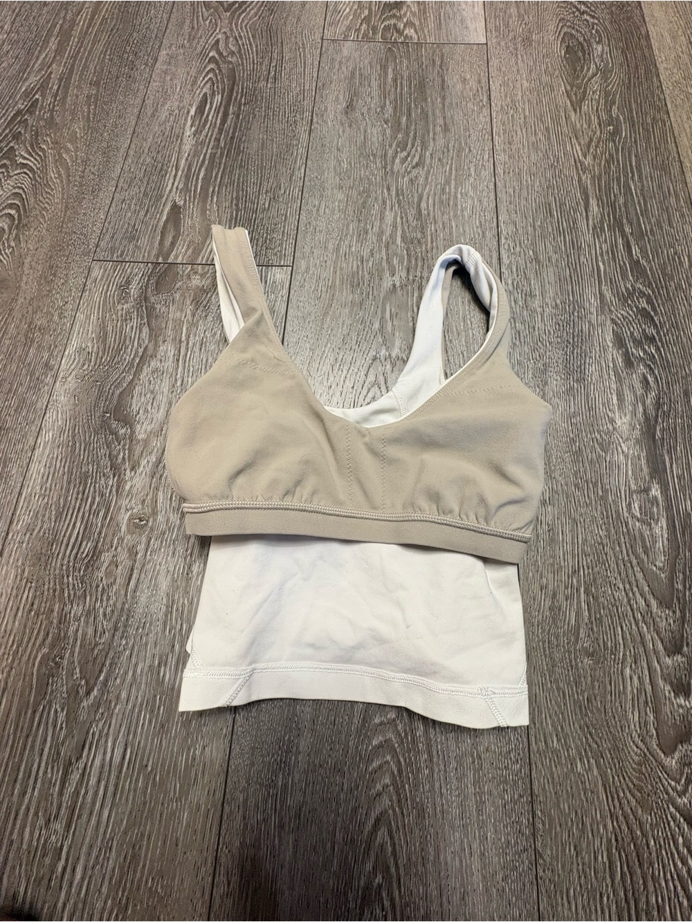 Lululemon Women's White Scoop-Back Crop Tank Top - Performance Intimates - Picture 8 of 8